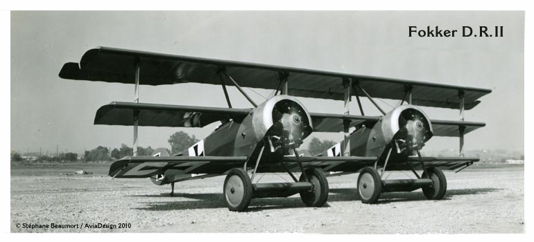 Fokker D.R. II Doppeldreidecker