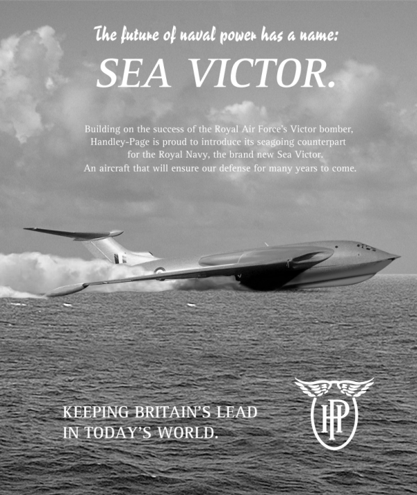 Handley-Page Sea Victor advertisement